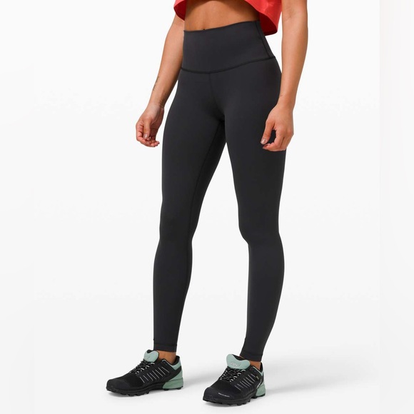 Lululemon Wunder Train High-Rise Tight 31" LONG/TALL•Black•No Flaws LIKE NEW• 4 - Picture 1 of 15